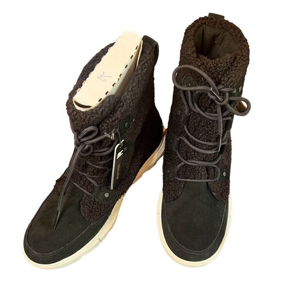 Sorel Explorer II Joan Cozy (Women) - Black/Tea Light NWOB Size 11 - Picture 2 of 7